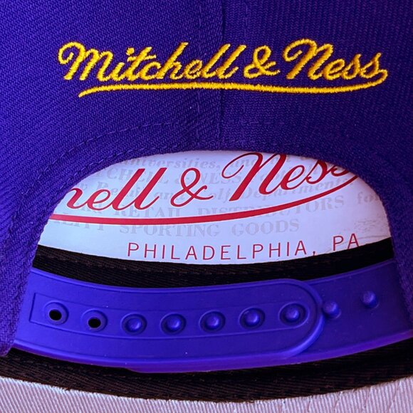 MITCHELL & NESS LOS ANGELES DODGERS MY CITY PRO PINCH SNAPBACK HAT Purple NWT - Picture 5 of 6